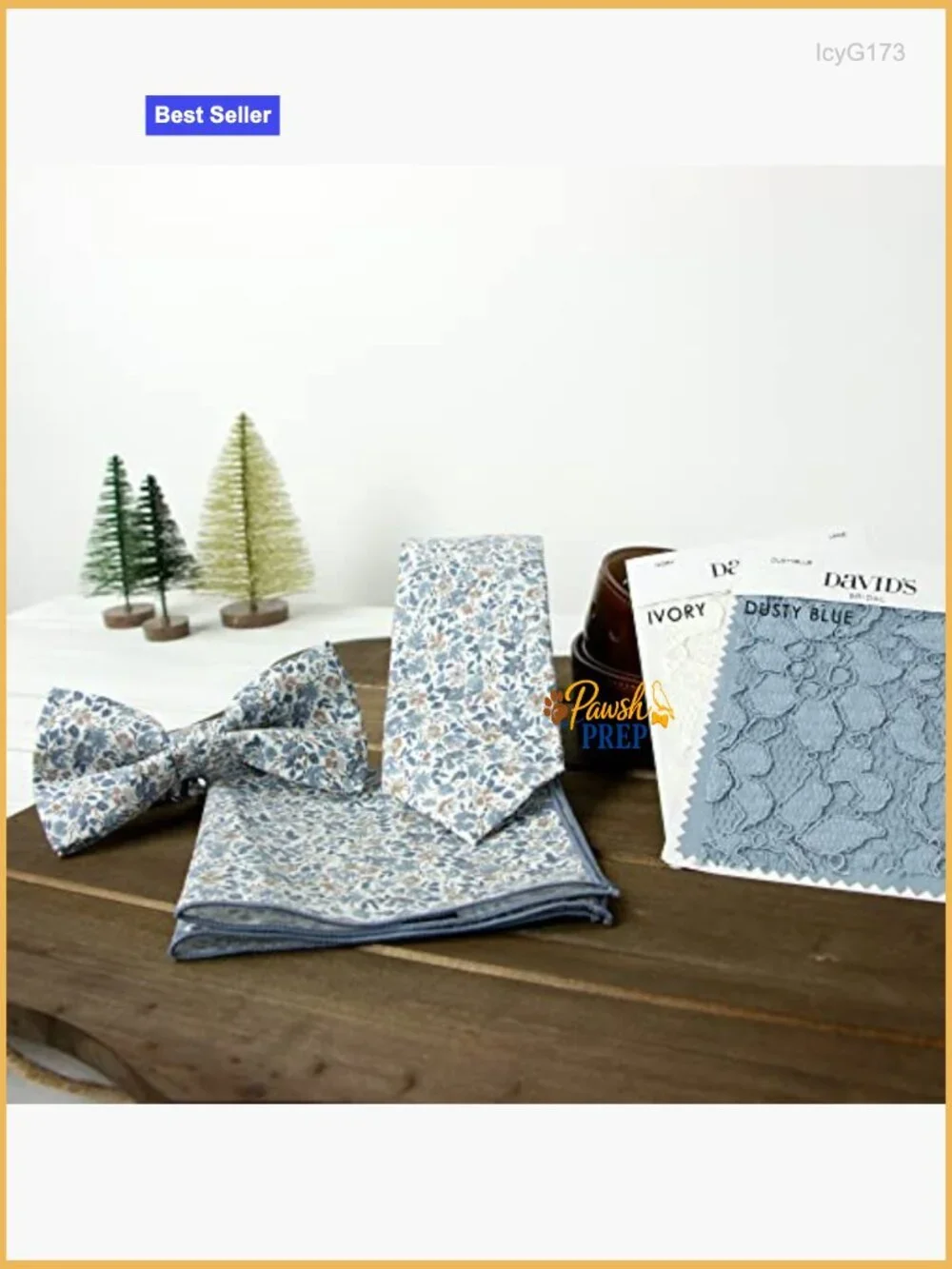 Cotton Floral Pre-Tied Bow Tie Adjustable for Wedding Party Dressy Casual